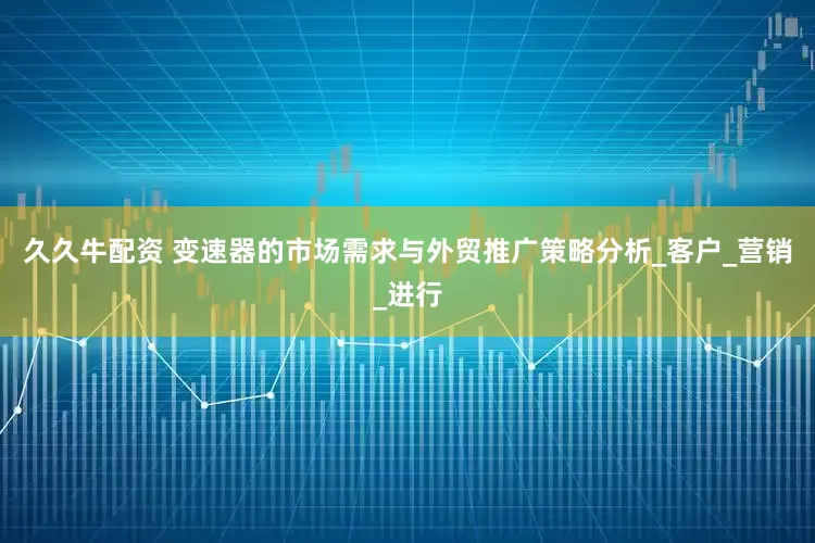 久久牛配资 变速器的市场需求与外贸推广策略分析_客户_营销_进行